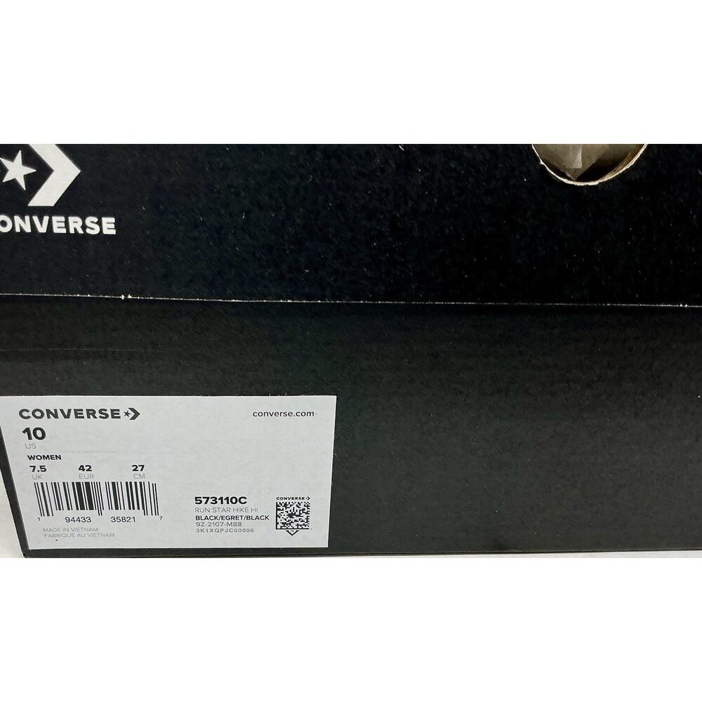 Converse Chuck Taylor All Star Run Star Hike Platform Sneaker US 10 NIB - Picture 12 of 12